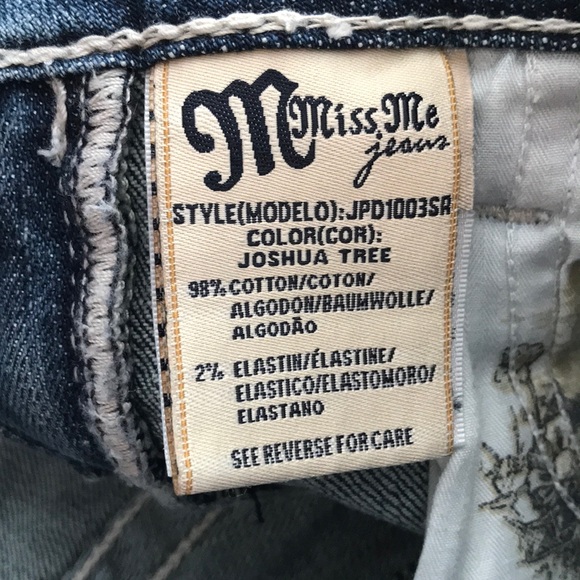 Miss Me Sunny Denim Jean Shorts Size 26 - Picture 6 of 6